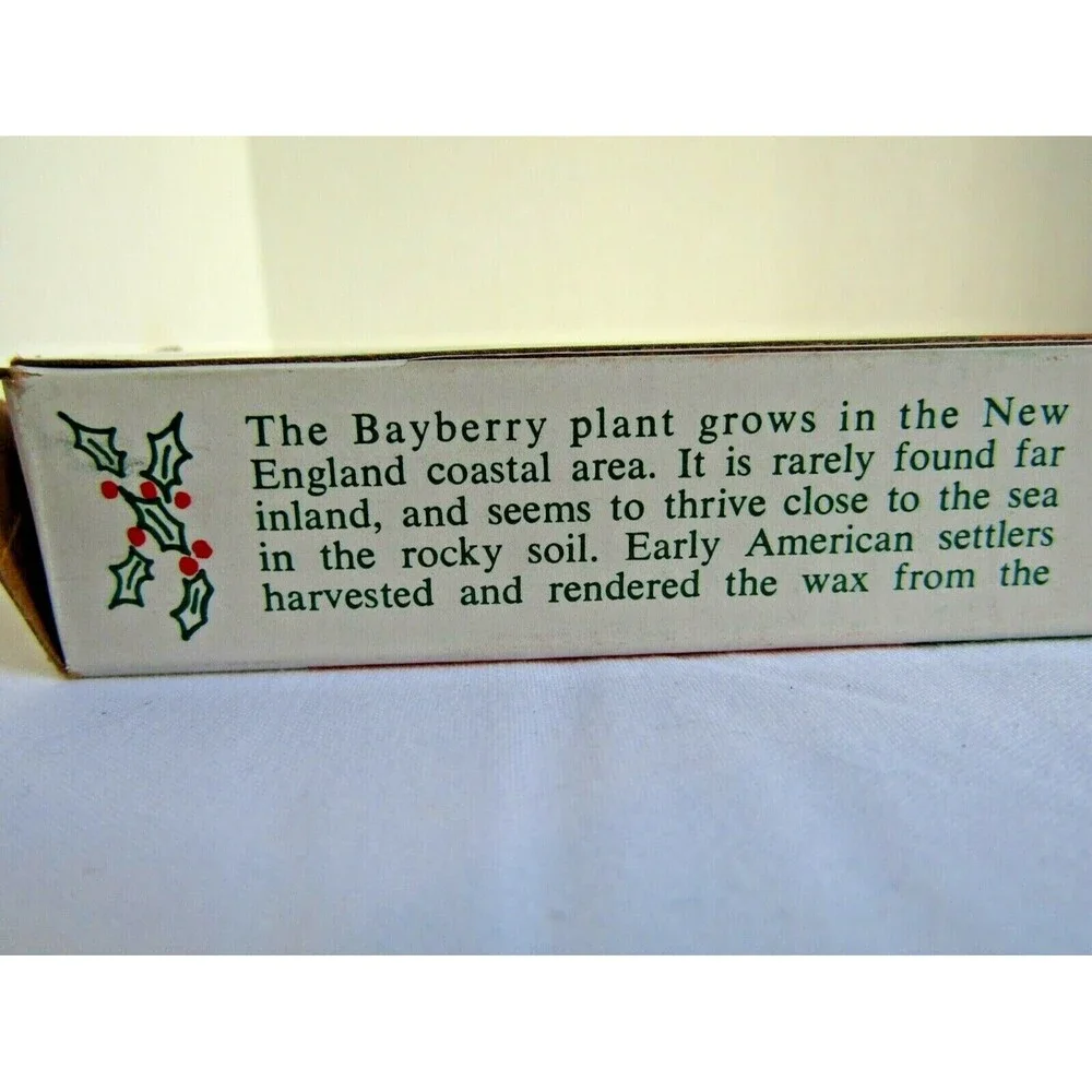 Vintage NIB Good Luck Bayberry Candles Red 12